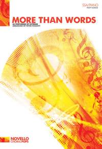 More Than Words (SSA/Piano)