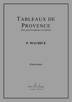 Maurice, Paule: Tableaux de Provence (score)