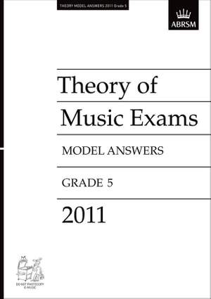 ABRSM Theory Of Music Examinations: Model Answers - Grade 5 (2011)