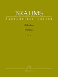 Brahms: Ballades op.10 (piano)