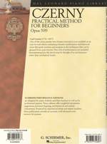 Carl Czerny: Practical Method For Beginners Op.599 Product Image