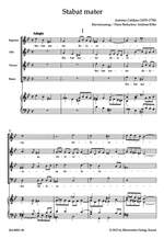 Caldara, A: Stabat mater (vocal score) Product Image