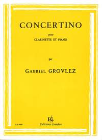 Grovlez, Gabriel: Concertino (clarinet and piano)