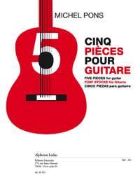 Pons: Cinq pièces (11'30'') pour guitare