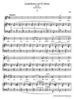 Schumann, R: Liederkreis by Heinrich Heine, Op. 24 Product Image
