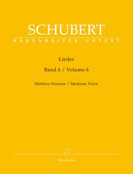 Schubert, F: Lieder Volume 6 (Urtext)