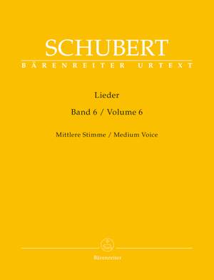 Schubert, F: Lieder Volume 6 (Urtext)