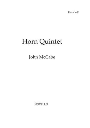 John McCabe: Horn Quintet (Parts)