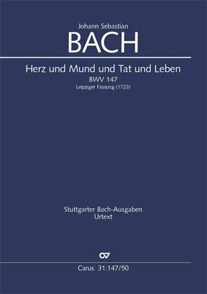 Bach: Herz und Mund BWV147 (Full Score)