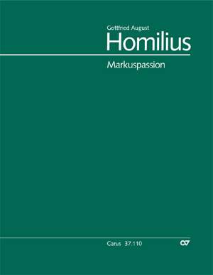 Homilius: Markuspassion (Full Score)
