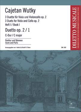 Cajetan Wutky: Duetto in C-Dur op. 2-1 Heft 1