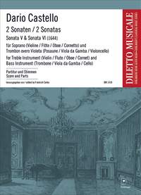 Dario Castello: 2 Sonaten (Sonata V, Sonata VI, 1644)