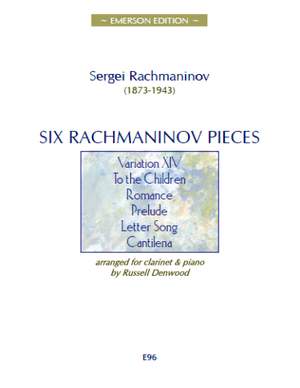 Rachmaninov: Six Rachmaninov Pieces
