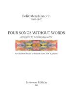 Mendelssohn: Four Songs Without Words