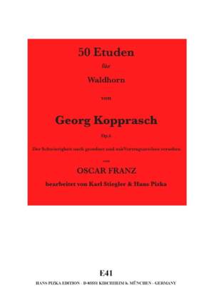 Kopprasch, C.: 50 Etudes Op.6