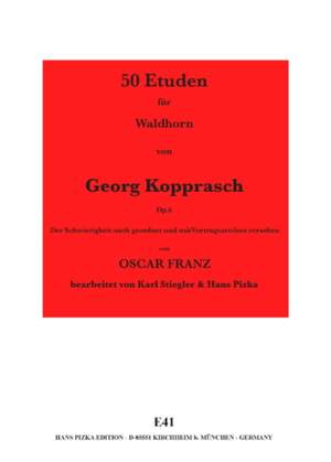 Kopprasch, C.: 50 Etudes Op.6