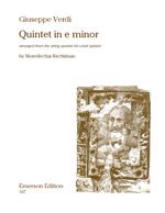 Verdi: Quintet in e minor
