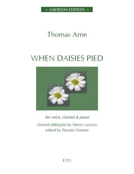 Arne: When Daisies Pied