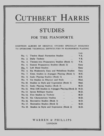 Harris: Left Hand Studies