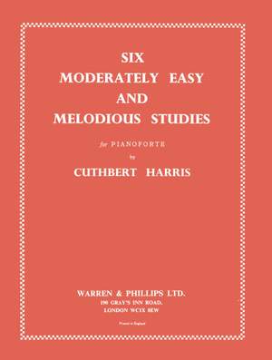 Harris: Six Modern and Melodious Studies