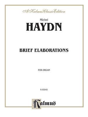 Michael Haydn: Brief Elaborations