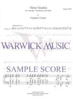 Webb: 3 Studies for Trombone, Trumpet & Piano Product Image