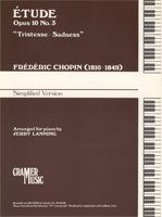 Chopin: Etude Op.10 No.3'Tristesse'-Simpl.Kc05