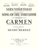 Bizet: Song Of The Toreador (Carmen) G