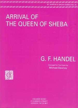 Handel: Arrival Of The Queen Of Sheba Org. St.M.33