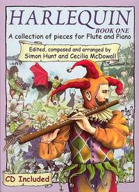 Hunt/Mcdowall: Harlequin Flute Book 1 (Inc.Cd)
