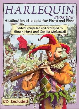 Hunt/Mcdowall: Harlequin Flute Book 1 (Inc.Cd)