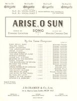 Day: Arise O Sun Song Eb