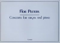 Peeters: Concerto Op.74 Org/Pno