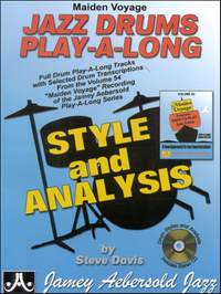 Jazz Drum Play Along Style & Analysis Vol 54 + CD