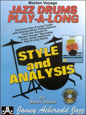Jazz Drum Play Along Style & Analysis Vol 54 + CD
