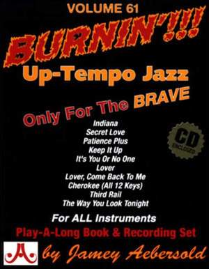 Aebersold, Jamey: Volume 61 Burnin'!!! Up-Tempo Jazz