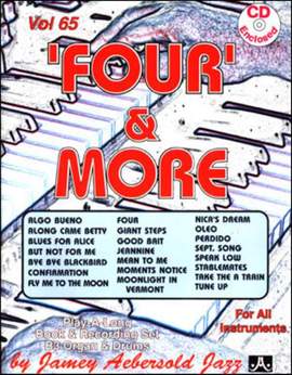 Aebersold, Jamey: Volume 65 Four & More (with audio)