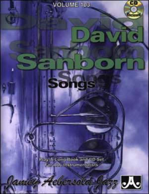 Aebersold, Jamey: Volume 103 David Sanborn (with audio)
