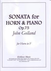 Golland Sonata OP75 Horn in F