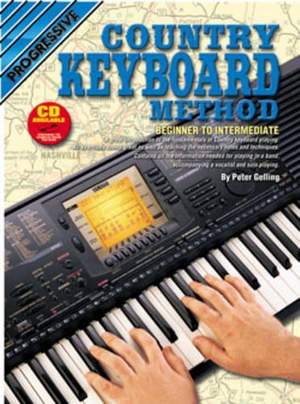 Progressive Country Keyboard Method Bk & CD