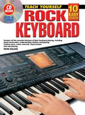 10 Easy Lessons Rock Keyboard Bk & CD