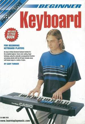 Progressive Beginner Keyboard Book+DVD