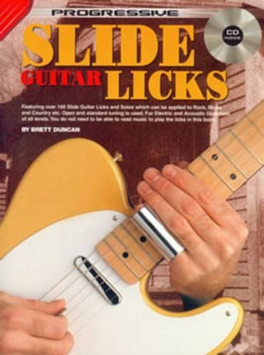 Progressive Slide Guitar Licks Book & CD