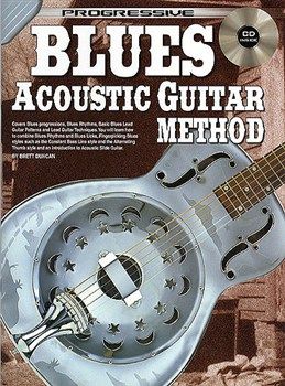 Progressive Blues Acoustic Guitar Method Book & CD