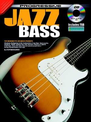 Progressive Jazz Bass Richter Book & CD