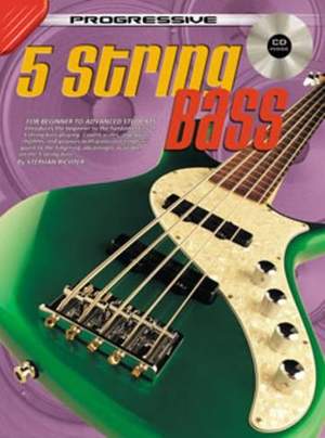 Progressive 5 String Bass Bk & CD