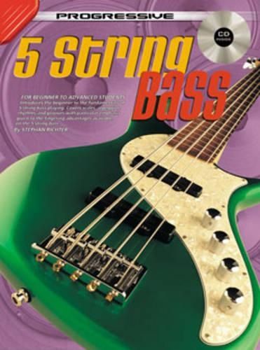 Progressive 5 String Bass Bk & CD
