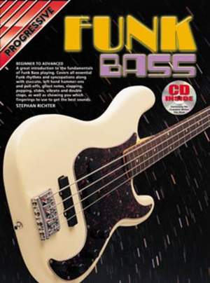 Progressive Funk Bass Richter Book & CD