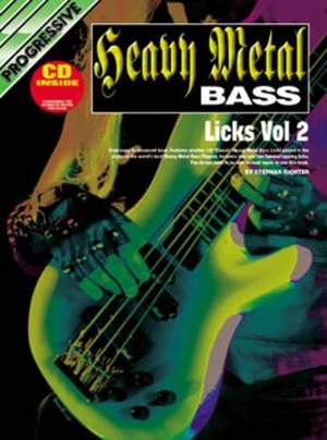 Progressive Heavy Metal Bass Licks 2 Bk & CD