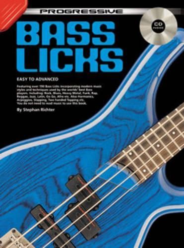 Progressive Bass Licks Bk & CD